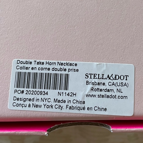 Stella & Dot Double Take Reversible Horn Necklace - Picture 6 of 6